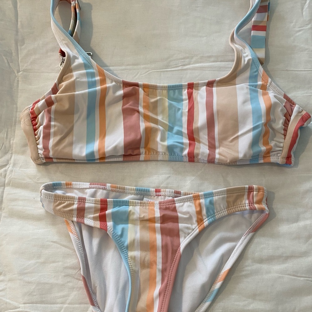 Striped bikini